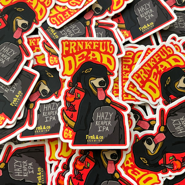 Frnkful Dead Hazy Reaper Sticker